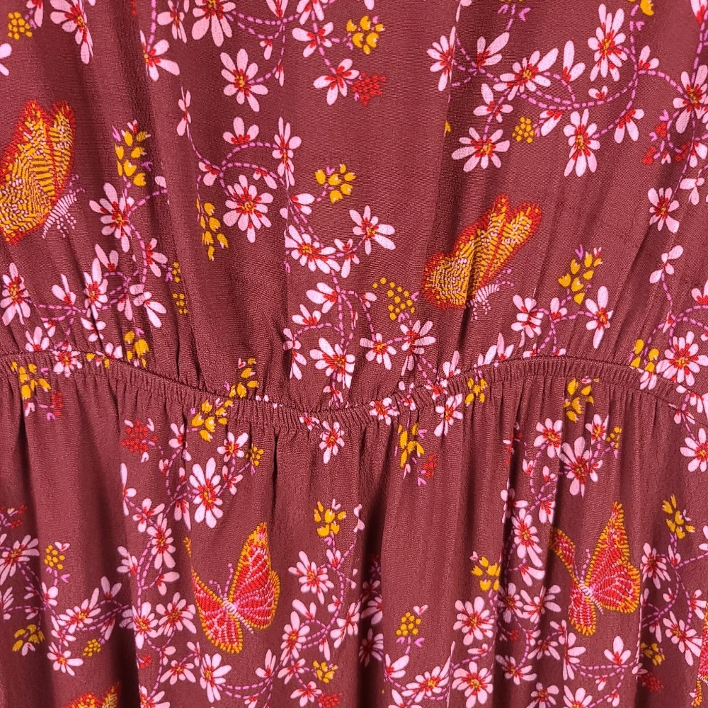 MADEWELL Ruffle-Wrap Dress In Windowbox Floral - Picture 12 of 14